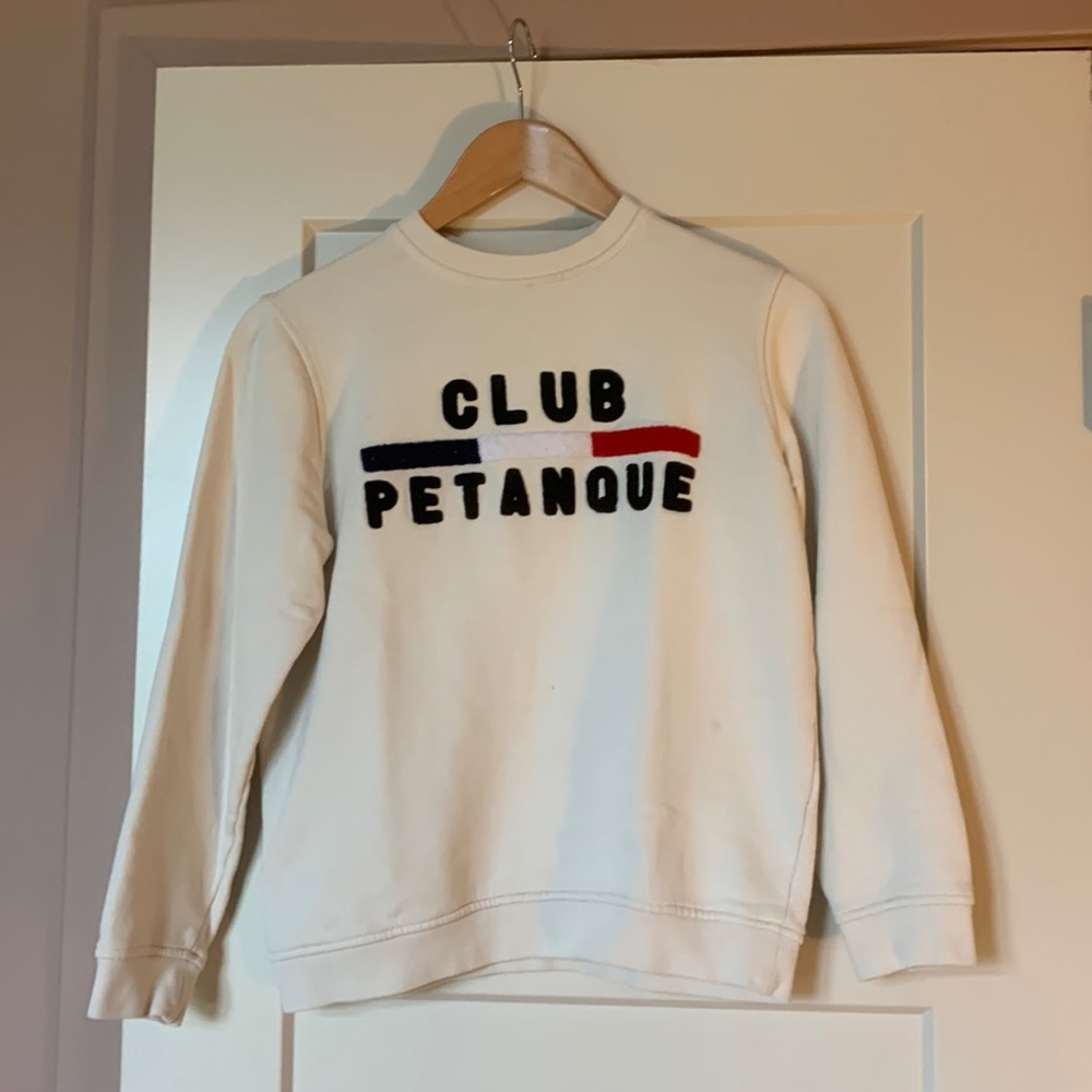 Club Pétanque x Madewell sweatshirt